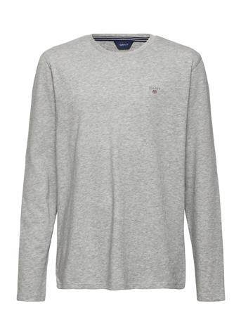 D1. The Original Ls T-Shirt T-shirts Long-sleeved T-shirts Grå GANT