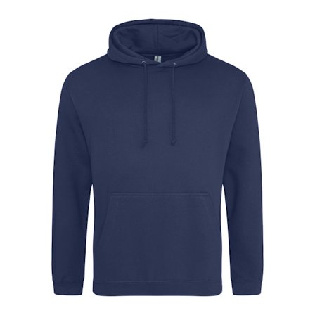Awdis Unisex College Huvtröja / Hoodie XXL Denimblå