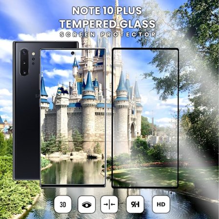 Samsung Galaxy Note 10 Plus - Härdat glas 9H-Super kvalitet 3D