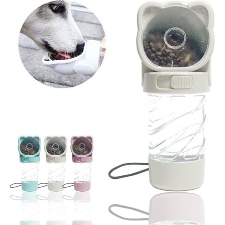 Multifunktionel vandskål til kæledyr, bærbar mad- og vandtank til hunde og katte på rejsen_OF