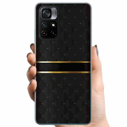 Xiaomi Poco M4 Pro 5g Tpu Mobilskal Golden Stripes