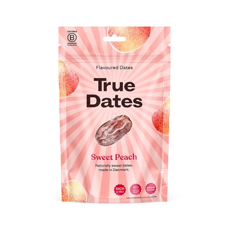 3 for 2 - True Dates True Dates Sweet Peach Sweet Peach, Helse & Madvarer, Snacks, Øvrigt