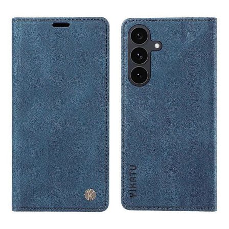 Lædercover til Samsung Galaxy S25 FE YIKATU YK-004 Skin-Touch Wallet Telefoncovers
