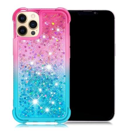Princess iPhone 13 Pro Max Suojakuori - Pinkki / Taivaansininen Multicolor