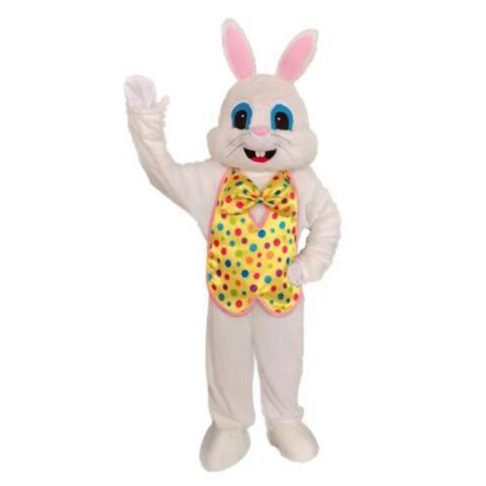 Påskehare Kanin Maskot Kostyme Voksen Størrelse Karnevalskostyme