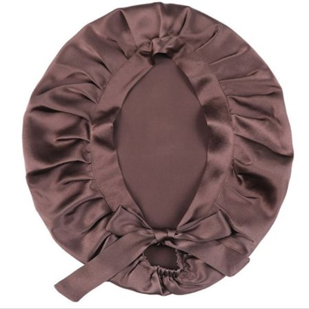 Justerbar silkeshue til langt hår