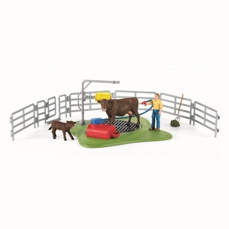 schleich FARM WORLD Ko tvättstation 42529