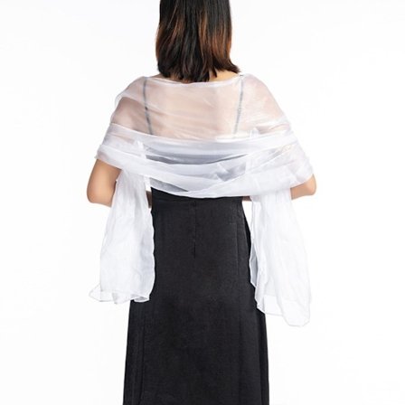 Aftonklänningar Sjal Lady Cape Wraps VIT VIT