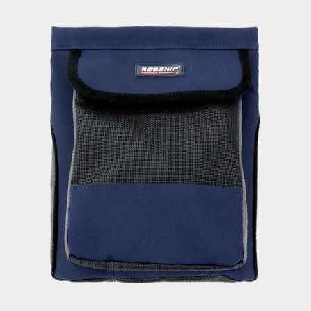 Sac à drisses Robship Rope Bag Navyline Small, acrylique protégé UV, 26 x 32 x 10 cm, bleu marine + bouchons de fixation