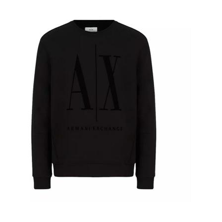 Armani Exchange Sweatshirts Hoodies Sort, Herre