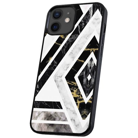 iPhone 12/12 Pro - Skal/Mobilskal Krokigt Mönster