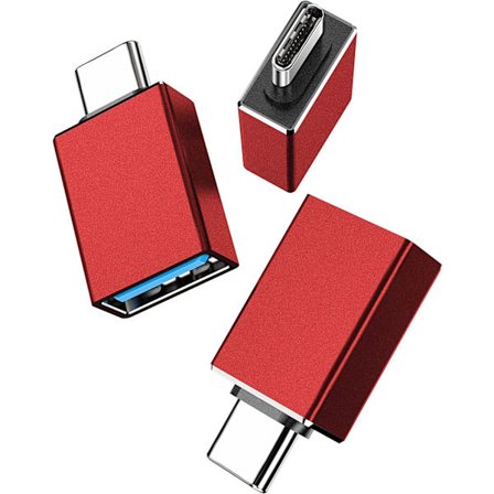 USB C till USB 3.1 OTG-adapter (3-pack), USB typ C hane till USB A