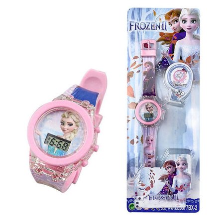 Barn Pojkar Flickor Character Flashing Light Up Digital Watch Gift Spiderman, Avengers, Frozen, Princess, Lightning Mcqueen