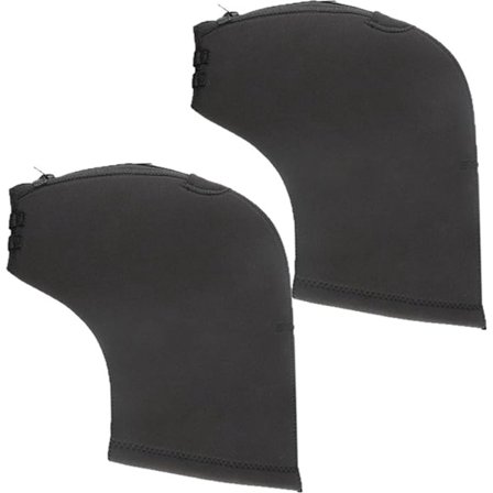 Vintersykkelhansker med reflekser - 1 par - Vind- og vanntett - Ekstra polstring - Svart - Kompatible med sykler og scootere