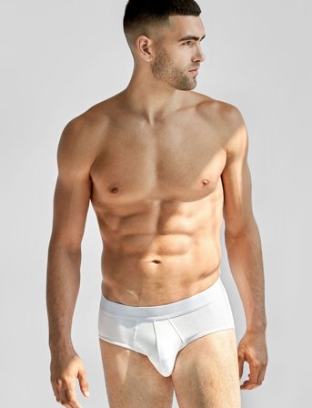 Bread & Boxers 3-Pack Brief - White - M