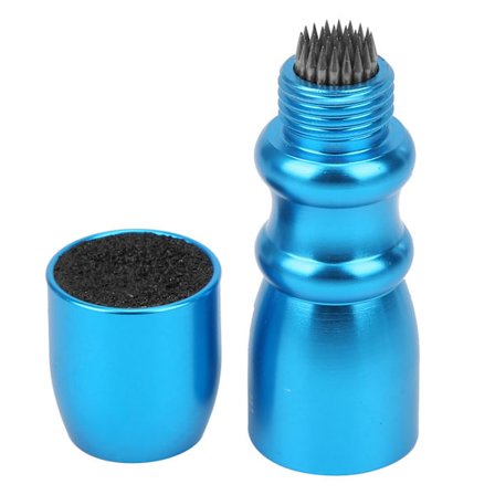 3 i 1 Snooker Kø Tip Reparationsværktøj Aluminium Pick Billardkugle Tilbehør Blå