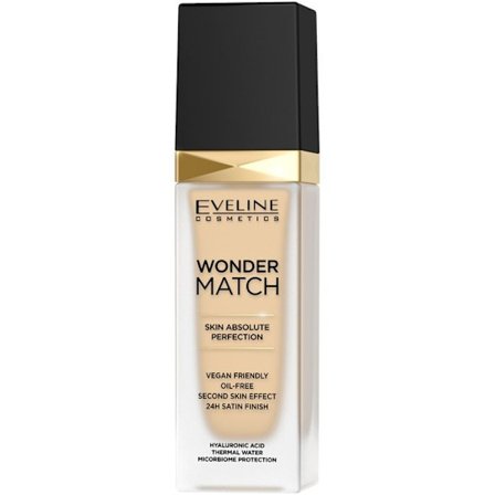 Foundation - EVELINE COSMETICS - Wonder Match - 05 Porcelain Light - 30 ml - Alla hudtyper