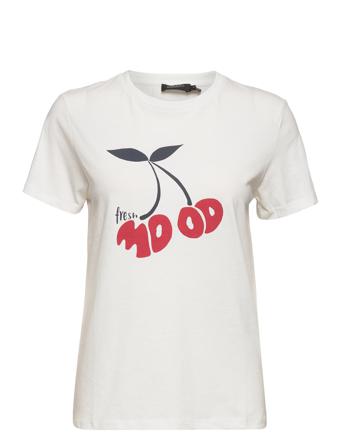 Slcira Tee Ss T-shirt Top Hvid Soaked In Luxury