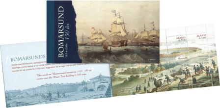 Åland 2004 - Bomarsund Kampen om Åland - Postfrisk prestigehæfte