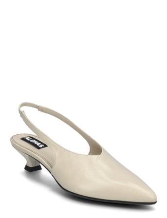 ALOHAS | Eros Black Leather Pumps | 38