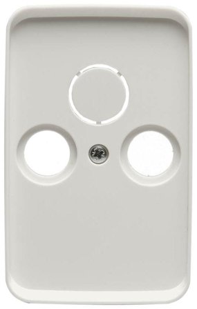 ABB 2531-100 Centrumplatta jussi, infälld, TV/R/SAT, Strömbrytare & vägguttag