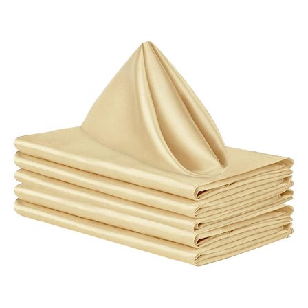 Sett med 6, Stoffservietter, 43*43cm, Vaskbare middagsservietter for restaurant, bryllup og ferie, Gjenbrukbare servietter [dB}