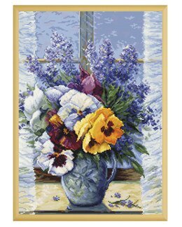 Broderikit Billede Buket - Luca-S