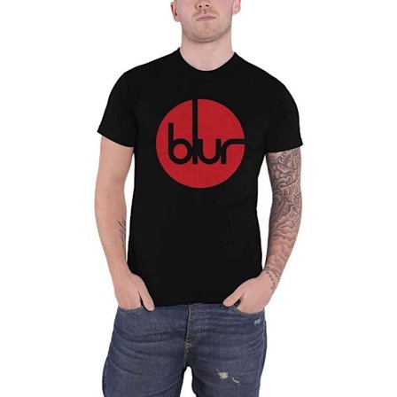 Blur Unisex Vuxen Cirkellogotyp T-shirt M Svart