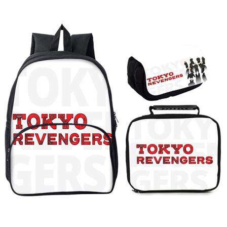 Tokyo Revengers Ryggsäck 3 Delar 16 Väska Style 26
