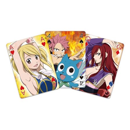 Kortlek - Fairy Tail Playing Cards Characters