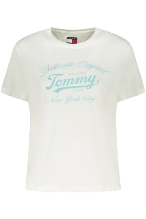Tommy Hilfiger T-shirt Maniche Corte Donna Bianco