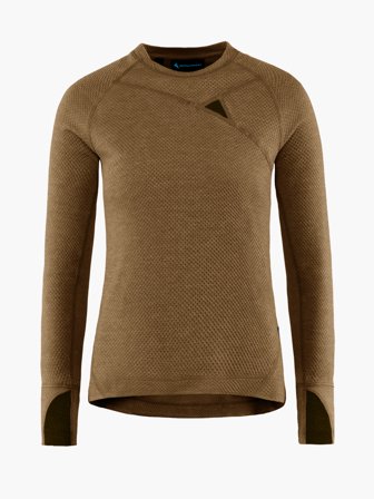 Klättermusen Huge Rundhalset Genser Dame - Olive - Women's - M