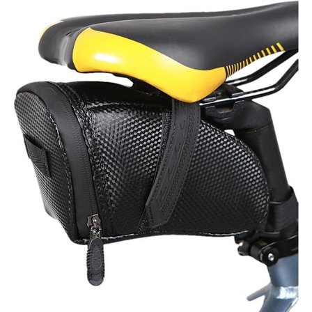 Hård rammetaske, Vandtæt taske, Giver plads til mobiltelefon, pung, værktøj og småting, velegnet til mountainbikes og citybikes