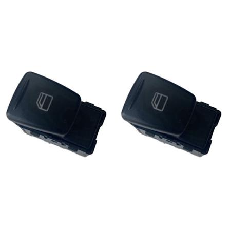 2X A4548201010 4548201010 Strømbryterknapp for Smart 454 2004 2005 2006 Tilbehør Svart