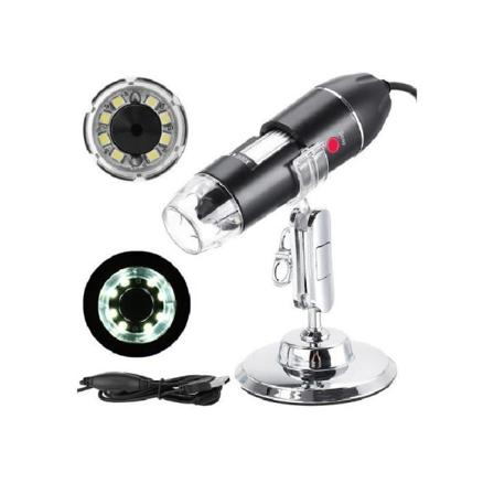 Digital Microskop Usb 1600x 2mpix Svart