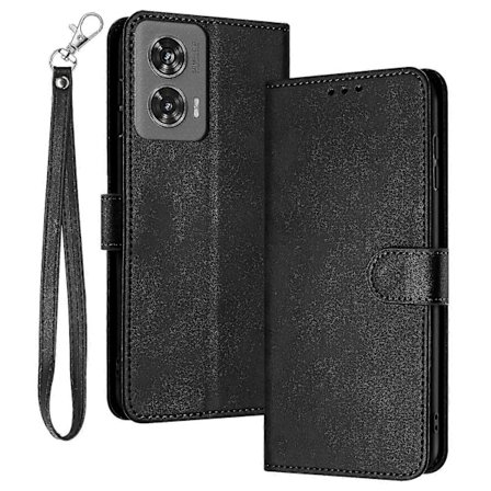 För Motorola Edge 50 Fusion 5G Fodral PU Läder Ställ Plånbok Stöttåligt Business Telefonskal