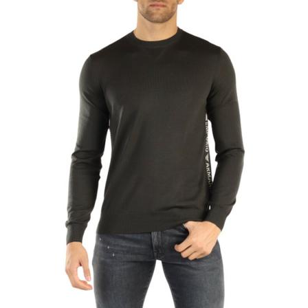 Emporio Armani, Sweatshirts Zwart, Heren, Maat:M