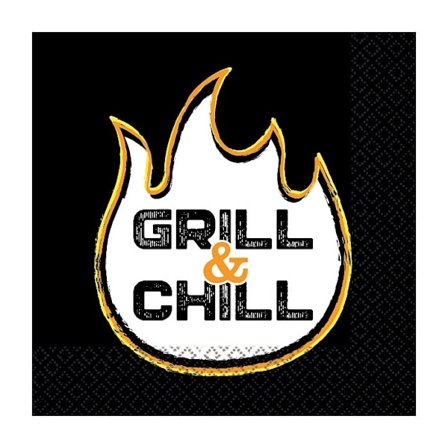 Food Grill & Chill servett 16 st 33x33 cm