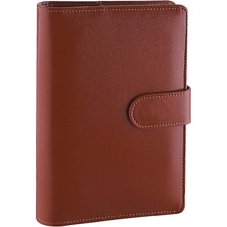 A6-kansio, 6-renkainen, uudelleentäytettävä muistikirja, budjettisuunnittelija A6-täytepaperille, PU-nahkainen irtilehtinen henkilökohtainen 