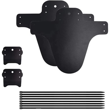 Sykkelskjermer, 4 deler foran og bak kompatibel MTB Mudgua