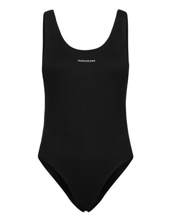 Micro Branding Rib Body Black Calvin Klein Jeans
