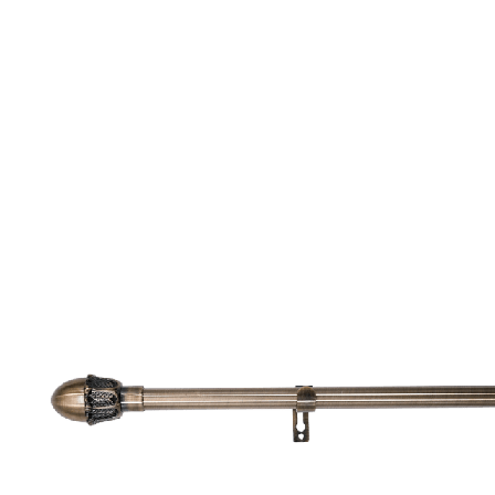 Kirsch Gardinstång Mozart Ø 19 mm 120-210 cm, a-mäss Gardiner Guld