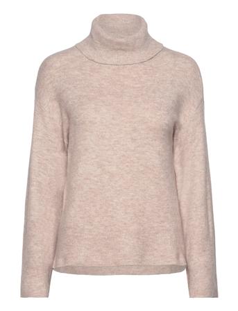 Vivimalina Rollneck L/S Knit Top/Pb Beige Vila