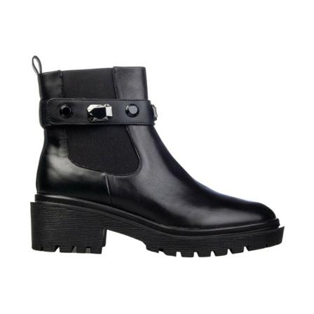 Apepazza Cyprienne F0Combat0/Dia Chelsea , Zwart , Dames , Maat: 39 EU Enkellaarsjes
