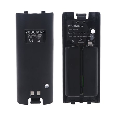 2800Mah sikkert genopladeligt batteri til WII til WII U spilkonsol 2 stk/pakke
