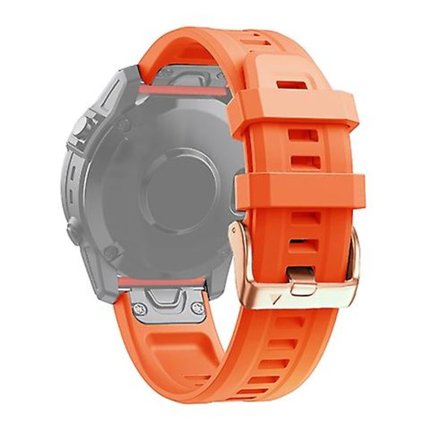 For Garmin Fenix ​​6s 20 mm rosegullspenne silikonklokkerem
