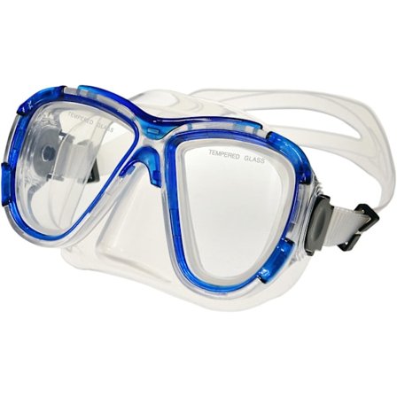 Svømning Dykning Briller Anti-tåge Transparent Bred-view Svømmebriller(Blå)