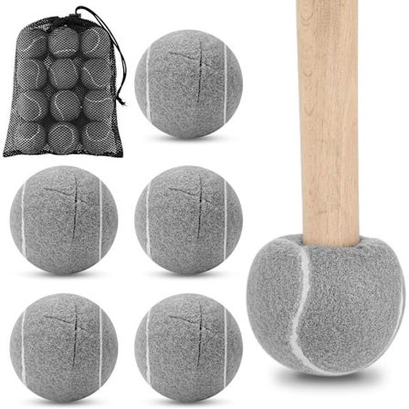 12 Tennispalloa Tuolin Jalkoihin Lattiasuojat Leikatut Tennispallot [YDE]