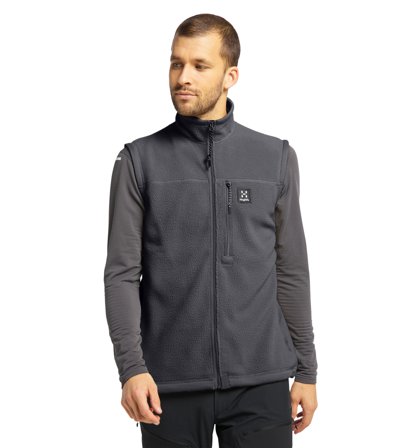Haglöfs Malung Pile Vest Men Magnetite - Magnetite - XL