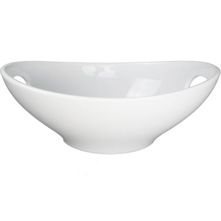 Stor porcelænsskål - håndtag - 3-pak